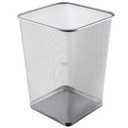 YBM HOME Mesh Wastebasket Trash Can for Home and Office Workspace, Metal Office Trash Can Square-Shaped, 5 Gallon