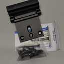 Home Security Door Lock Reinforcement - Child Proof High Security Door Locks with 3" Stop Withstand 800 lbs for Inward Swinging Front Door, Night Kids Safety Metal Flip Deadbolt Latch Defend Home (Black)