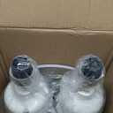 Tall Ceramic Table Lamp Set of 2, White Lamps for Bedroom Farmhouse Rustic Lamp Set Bedside Nightstand Lamps Set of Two Side Table Lamps for Living Room, 22IN (Large)