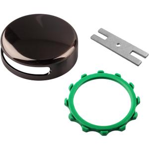 18009-BN Innovator Bathtub Overflow Plate Kit, 3-1/8 Snap-On Installation Bathtub Overflow Drain Cover Fits most Standard-Sized Bathtubs Drain, Brushed Nickel