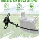 10L0L Replacement Rubber Drain Plug for Golf Cart Golf Ball Washer and Club Cleaner