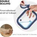 10-Pack Glass Food Storage Containers with Tempered Lids  Borosilicate, Airtight, Oven-Safe (-4F~950F), BPA-Free, 4.4 & 1.6 Cup, Leak-Proof, Dishwasher Safe (Blue)