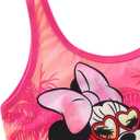 Disney Minnie Mouse Princess Girls UPF 50+ One Piece Bathing Suit for Toddler and Big Kids, 4, Pink