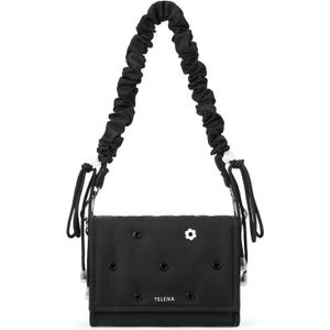 Telena DIY Customizable Shoulder Bag Snaphole Crossbody Bags for Women (Blackberry Bobo)