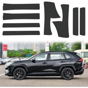 Car Door Sill Protector Compatible with RAV4, Automotive Door Entry Guard with RAV4 2019-2024, Car Door Threshold Protectors Accessories- 8PCS
