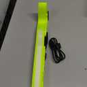 YFbrite Ultra Light Adjustable LED Dog Collar, Light up Dog Collars Rechargeable Glowing in The Dark Collars Visiblity & Safety for Small, Medium, Large Dogs (Green, Small)