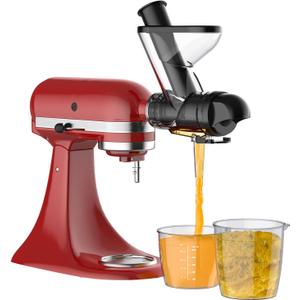 Masticating Juicer Attachment for KitchenAid Stand Mixer, Cold Press Juicer Machine, Slow Masticating Juicer Attachment with Dual Feed Chute, All Kitchenaid Mixer Attachments by Gvode