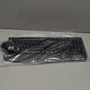 Wireless Keyboard and Mouse Combo, EDJO 2.4G Full-Sized Ergonomic Computer Keyboard with Wrist Rest and 3 Level DPI Adjustable Wireless Mouse for Windows, Mac OS Desktop/Laptop/PC (Black)