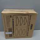 Demigo Corner Shelf Wall Mount Set of 3, Solid Acacia Wood Round Floating Corner Shelves for Storage and Display, Hanging Wood Shelves for Bedroom, Kitchen, Living Room, Bathroom (Brown)