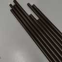 KAMANINA Double Curtain Rod 72 to 144 Inches(6-12 Feet) Antique Bronze Curtain Rods for Windows 66 to 120 Inches, 7/8 Inch Heavy Duty Drapery Rod with Twisted Cage Finials