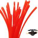 490-040-C035 Trimmer Line 18.5" x .155" Compatible with Cub Cadet, Troy-Bilt, Yard-Man, Bolens, Craftsman and Remington Walk-Behind Wheeled String Trimmers, 24-Pack