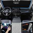 EcoNour Windshield Sunshade Compatible for Honda Pilot 2016-2024 2025 2026, Sun Visor for Front Windshield & Window Sun Shade Cover, UV Heat Blocker & Protector, Car Accessories