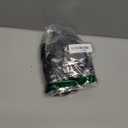 SOLY HUX Women's Halter Bikini Set V Neck Ring Linked Bathing Suit Summer Beach Two Piece Swimsuit Solid Black, X-Large