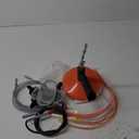Drain Snake Auger 33 Feet, Plumbing Snake Drain Hair Clog Removal Tool, Heavy Duty Toilet Snake Auger, Sink Unclogger Drain Cleaner Tool for Bathroom Kitchen Tub Shower Drain Clog Remover with Gloves