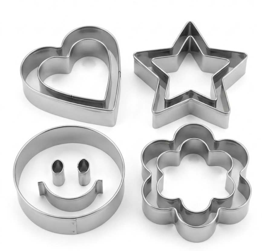 Cookie Cutters 2 Pack 4 Count Each