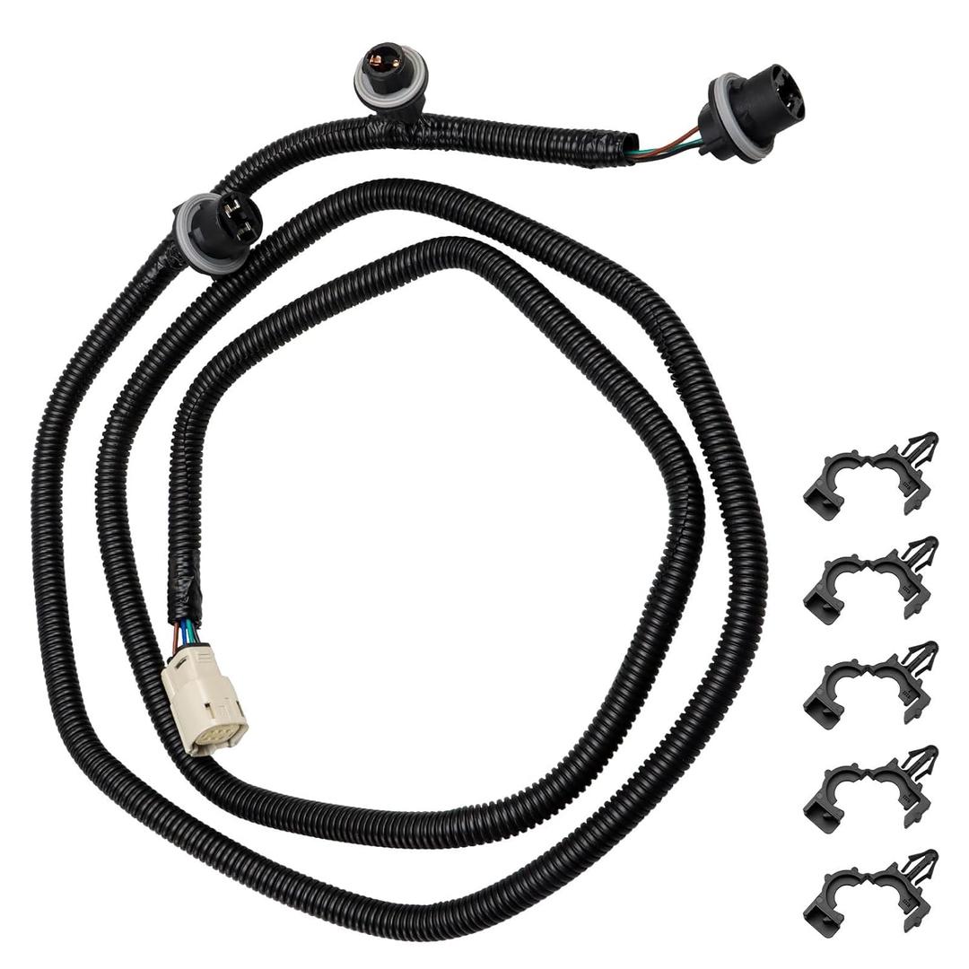 Passenger/Right Side Tail Lamp Wiring Harness Compatible with Chevy Silverado GMC Sierra 1500 2500HD 3500HD 2016-2019 Replace # 23295977