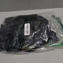 Janinka 12 Pcs Black Velvet Ribbon Bows Christmas Tree Decorations 23.5x15.5 Inch Rustic Neutral Large Velvet Vintage Christmas Swag Ornaments Staircase Wreath Bows Tree Topper Bow