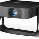 360Adjustable Stand & Auto Focus/KeystoneMini Projector with WiFi and Bluetooth, Native 1080P Portable Outdoor Movie Projector, VOPLLS Home Projector 4K Support for HDMI/USB/AV/Phone/Laptop