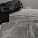 Extra Large Dog Bed House, Cozy Dog House Indoor, Memory Sponge, Plush Dog Cave Bed Crate Cushion with Non-Slip Bottom for Medium Large Dogs (Grey, L)