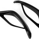 Car Accessories Fit For Toyota Highlander 2020 2021 2022 2023 2024 2025 Exterior Decoration Rear Fog Light Lamp Frame Cover Trim (Black) ABS 2 PCS