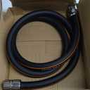 Giraffe Tools Leader Hose 5ft x 5/8", Custom Length, Heavy Duty, No Kink, Flexible, Rubber Garden Hose, Leakproof Water Hose with Male to Female Fittings, 600 Burst PSI