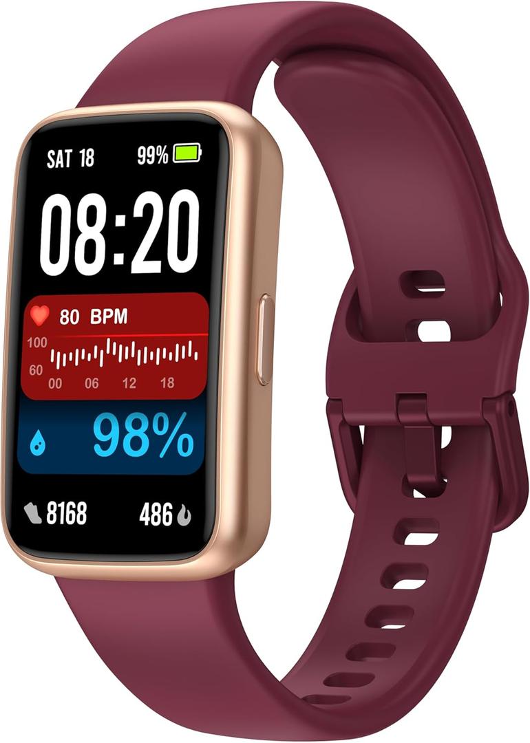 Fitness Trackers,Smart Watch with 1.47" Color Screen,100+Sport Modes Fitness Watch with Heart Rate Sleep Monitor, Pedometer Step Counter Watch, 3TAM Waterproof Activity Trackers for Women Men,PL