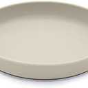 nouka Flat Plate | 100% Food-Grade Silicone | Comes With A Lip Edge | Non-Slip & Soft | Dishwasher Friendly | Shifting Sand | Size 7.5 in