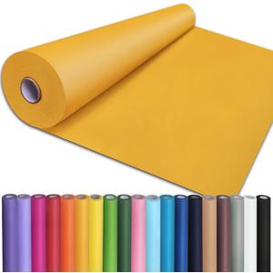 PerkHomy 24" x 2,400" (200') Orange Kraft Paper Roll for Craft Bulletin Board Paper Art Table Covering Crafting Gift Wrapping Bouquet Packing Parcel 80GSM 55LB (Orange, 24" x 200')