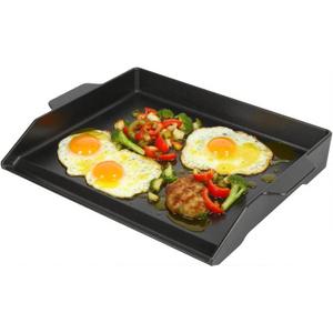 Cast Iron Griddle for Gas Grill, Kitchen Stove Top, Universal Flat Top Griddle Grill Flat Insert for Outdoor Camp Camping and BBQ Accessories, Large Cast Iron Skillet for Range Oven, Gift for Men