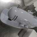 Mueller Machine For Sewing,110 Stitch Applications, Foot Pedal, LED Light, Buttonhole, Button & Zipper Sewing, User friendly, Thread Cutter and Removable Accessories Storage, White