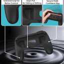 NBCP Grips for Nintendo Switch 2 Joy-Con, Wear-resistant Anti-Slip Texture Handle Kit for Switch 2 Joy Cons Controller, 2 Pack (Black)