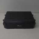 2U Rack Mount, Molded Pro-Audio PA DJ Case, Waterproof Hard Case with Custom Foam, Wireless Mic/Amp/Effect/Mixer Storage (2U 12" Deep, Black)