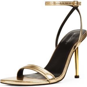 Modatope Womens High Stilettos Pointed Toe Ankle Strap Heels Sexy 4 Inch Heeled Sandals Dress Wedding Shoes (9.5, Gold) Modatope Womens High Stilettos Pointed Toe Ankle Strap Heels Sexy 4 Inch Heeled Sandals Dress Wedding Shoes (9.5, Gold)