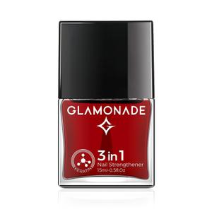 Nail Strengthener and Growth Hardener: 3 in 1 Nail Hardener for Thin Nail Treatment Repair Damaged Nails, Nail Growth Oil Nail Care with Quick Dry Nail Polish Base Top Coat 0.5 fl oz