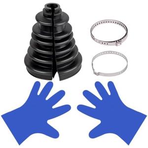 XTPTFABS CVS18 Universal Split Constant Velocity Gaiter, Universal CV Boot Kit Split Joint Gaiter Stretchable Replacement Car Auto Parts