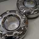 2PCS Replacement for 2005-2018 F-350 F350 Dually Front 4X4 Open Chrome Wheel Center Hub Cap Replaces 5C3Z1130TA