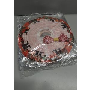 AWATIN 12 Pcs Christmas Hanging Paper Lanterns, 12 Inch Party Decorations Santa Hat 3D Snowman Reindeer Holiday Xmas Ornaments Home Winter Birthday Party Supplies