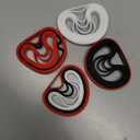 24Pcs Spider Silicone Wristbands Bracelets hero Spider Party Decorations Supplies for Spider Theme Boys Girl Birthday Party Favors (Black Red and White)