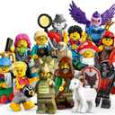 1 pc Lego Minifigures Series for 25 Collectible Figures, Surprise Adventure Toy Building Set for Independent Play, Gift Idea for Boys, Mystery Figures, Girls and Kids Aged 5 Years Old and Up, 71045