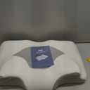 Osteo Cervical Pillow for Neck Pain Relief, Hollow Design Odorless Memory Foam Pillows with Cooling Case, Adjustable Orthopedic Bed Pillow for Sleeping, Support for Side Back Sleepers (Standard High(24.5*16.5*5.2/4.1 inches), Grey)