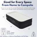 King Koil Luxury Twin Air Mattress with Built in Pump, 20” Double High Twin Size Premium Airbed, Inflatable Blow Up Mattress, Waterproof