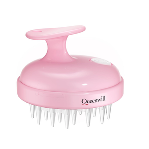 Electric Cordless Hair Scalp Massager, Portable Head Scratching Scrubber with 2 Modes Vibration Comb for Hair Growth, Deep Cleansing and Stress Relaxation