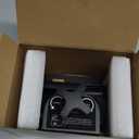 Anti Theft Ring Doorbell Mount - Renter Friendly Ring Doorbell Holder for Apartment Door - All Metal Ring Door Bracket Blink Doorbell Mount No Drill (Frosted Black)