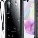 for Samsung Galaxy A35 5G Case Waterproof, [IP68 Underwater][Dropproof][Dustproof][Real 360] [Non-Slip] Heavy Duty Tough Rugged Shockproof Protective Phone Case for Galaxy A35 5G 6.6",Black