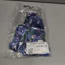 Amazon Essentials Women's High Waist Swim Bottom (Available in Plus Size) (Medium, Deep Blue Paisley)