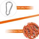 4 Sets Chicken Vegetable Hanging Feeder with Hook - No Waste Poultry Feeder & Chicken Coop Toy - Enrichment Feeding Rack for Hens Ducks Geese - Cage Accessories for Fruits Cabbage Treats