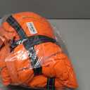 Lelepet Dog Winter Coat Waterproof Dog Jacket with Harness Built in Windproof Reflective Pet Coats for Small Medium Large Dogs, Thermal Fleece Lined Coats for Cold Weather Walking Hiking, Orange, XXL