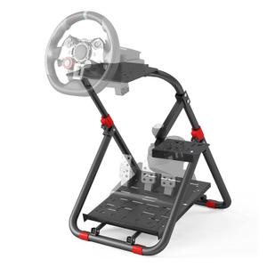 DIWANGUS Racing Wheel Stand Foldable Racing Simulator Cockpit Adjustable Steering Wheel Stand for Logitech G29 G920 G923 G27 G25 for Thrustmaster T248X T248 T300RS T150 458 TX Xbox PS4 PS5