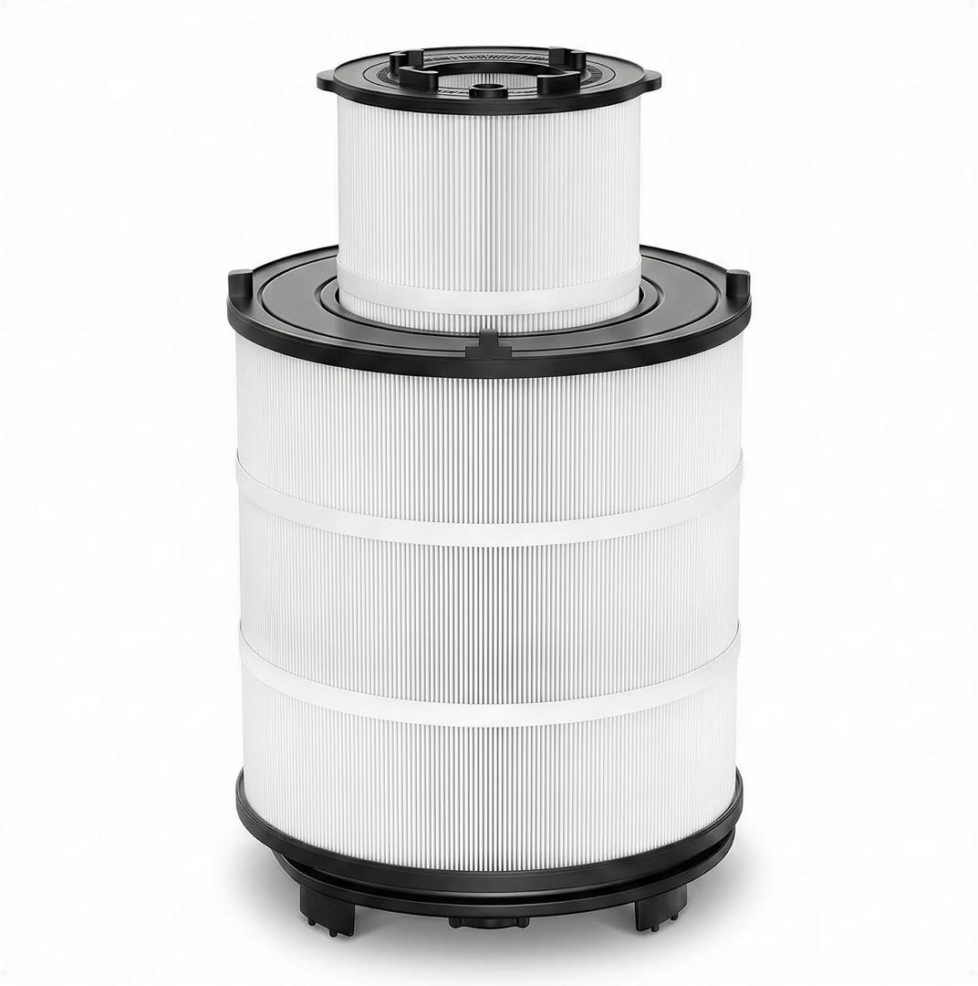 S8M150 Pool Filter Cartridges Compatible with Sta-Rite System 3, Fits 170147, 25022-0203S, 25021-0202S, 450 Sq.Ft. Swimming Pool Filter Replacement Pool Filter Cartridge