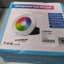 60W 10 Inch LED Pool Light for Inground Pool, Color Changing Underwater Light with APP/Remote/Controller, 12V Safe Low Voltage, IP68 Waterproof, Fits 10" Wet Niches, 50FT Cord